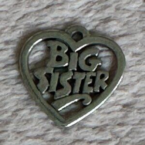 "Big Sister" Heart Charm